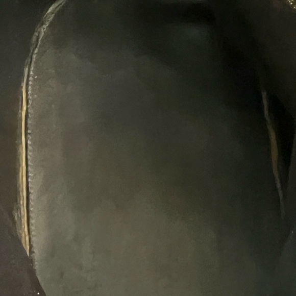 Saks Fifth Avenue Vintage Dark Brown Calfskin and Brass Bucket Bag - Picture 8 of 16